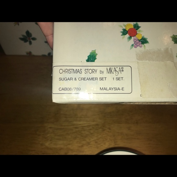 MIKASA CHRISTMAS STORY SUGAR & CREAMER SET - Picture 3 of 6